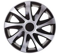 14" Wheel Trims Covers Hub Caps Universal Car 4 PCS ABS Set Silver Durable Solid