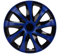 16'' Hubcaps Wheel Covers Trims 16inch 4 pcs Blue Solid ABS Plastic Steel Rings