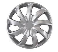 NRM QUAD 13 Universal Wheel Covers, Silver, 13-inch