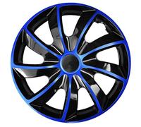 13" Hubcaps Wheel Covers Car Trims 13 inch Set of 4 Blue ABS Plastic Trim UK HQ