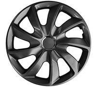17" Wheel Trims Covers Hub Caps Universal 4 PCS ABS Impact Resistant Graphite UK