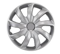 14" Wheel Trims Covers Hub Caps Set Car 4 PCSUniversal ABS Silver Extra Strong