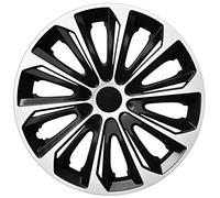 NRM Strong Duocolour Universal Wheel Trims! SET of 4 Caps! (Black & White, 16")