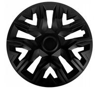 NRM The Best universal hubcaps 4 pieces wheel covers trims (Black, 14")