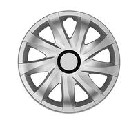 14" Hubcaps Wheel Covers Trims Car Silver 4 PCS Set ABS Resistant Solid Durable