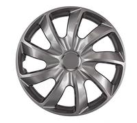 14" Wheel Trims Covers Hub Caps Set Car ABS Durable Graphite 4 PCS Universal HQ