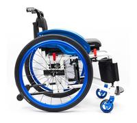 NRNQMTFZ Sports and Leisure Wheelchairs for Adults,Sports Folding Transport Wheelchair,Self-propelled Manual Wheelchairs,Aluminum,Quick Release Rear Wheels, 24” Rear Wheels(Seat width 40cm/15.7in,B)