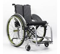 NRNQMTFZ Sports Wheelchair,Disabled Manual Self Propelled Wheelchair,Lightweight Folding Aluminum Alloy Wheelchair,Quick Release Rear Wheels,Removable Footrest(B,Seat Width 40cm/15.7in)