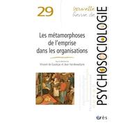 NRP 29 - LES MÉTAMORPHOSES DE L'EMPRISE DANS LES ORGANISATIONS