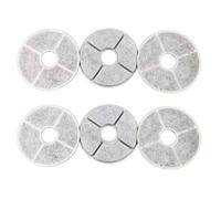 NRP Premium Pet Fountain Water Filter Replacement for CATIT Flower Fountain | DOGIT Zeus Dog Fountain 6-Pack