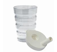 NRS Clear Easy Grip Beaker Cup and Lid, 200 ml
