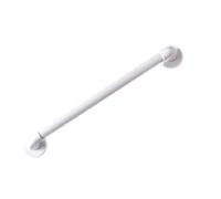 NRS F19480 Plastic Fluted Grab Rail - 60 cm (24 inch) White