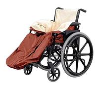 NRS Healthcare Fleece Lined Waterproof Wheelchair Cosy, Standard, Burgundy, 951 g