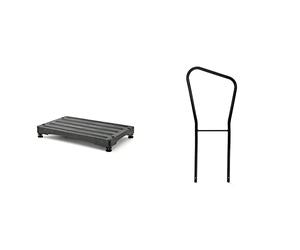 NRS Healthcare Bigfoot Half Step Outdoor with Adjustable Height & Support Handle for Bigfoot Half Step