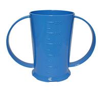 NRS Healthcare Blue Graduated 2 Handled Beaker or Cup