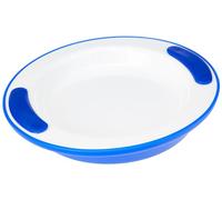 NRS Healthcare Blue/ White Soft Grip Keep Warm Thermo Plate