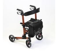 NRS Healthcare Compact Easy Plus Rollator - Red