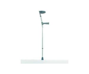 NRS Healthcare Double Adjustable Crutches with Plastic Handle - Medium - Pair