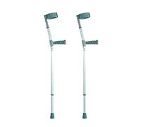 NRS Healthcare Double Adjustable Crutches with PVC Handle - Long - Pair