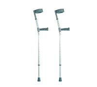 NRS Healthcare Double Adjustable Crutches with PVC Handle - Medium - Pair