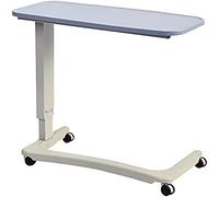 NRS Healthcare EasyLift Overbed / Over Chair Table, Height Adjustable Curved Wheelchair Base