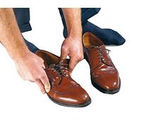 NRS Healthcare Elastic Shoe Laces Pair - Pack of 3, Brown
