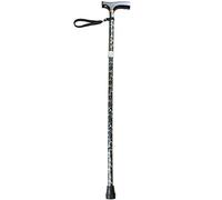 NRS Healthcare Folding Walking Stick, Wild Flower