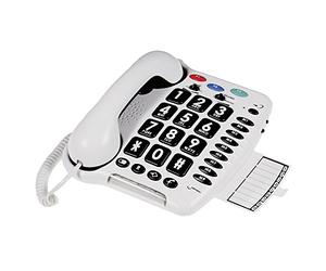 NRS Healthcare Geemarc Big Button Hearing Aid Compatible Telephone