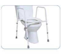 Nrs Healthcare Height Adjustable Toilet Frame With Seat