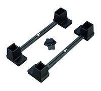 NRS Healthcare Langham Height and Width Adjustable Linked Bed Raisers, Pair (Eligible for VAT Relief in The UK)