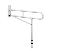 NRS Healthcare M48465 Drop Down Support Rail with Leg, Height Adjustable