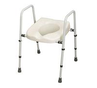 NRS Healthcare Mowbray Lite Toilet Frame & Seat - Width Adjustable - Flat-Pack