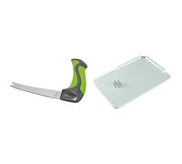 NRS Healthcare M79849 Kitchen Spread Board with Spikes - Ideal for one handed use & Easi Grip Contoured Handle Purpose Knife
