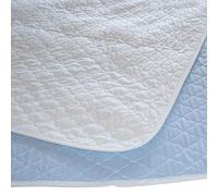 NRS Healthcare P and S Washable Bed Pad or Incontinence Protector Single with wings (Eligible for VAT relief in the UK)