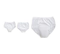 NRS Healthcare PandS Washable Absorbent Ladies Briefs / Knickers- Medium, White