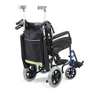 Wheelyscooter Wheelchair Scooter Crutch Bag - Black/Green