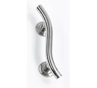 NRS Healthcare Spa Stainless Steel Grab Rail - Curved - 350mm (14")