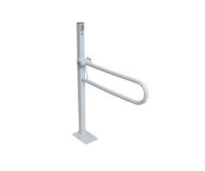 NRS Healthcare Standard Floor Fixed Folding Support Rail - 76 cm Length