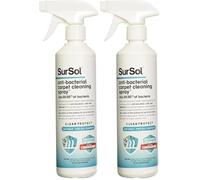 NRS Healthcare SurSol Antibacterial Carpet Cleaner Spray, 500 ml, White (Pack of 2)