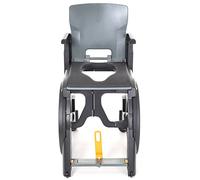 NRS Healthcare Wheelable Folding Shower Commode Chair