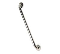 NRS Healthcare Polished Stainless Steel Grab Rail - 60 cm (24 inch) Length
