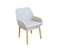 NRS Sanctuary Commode Chair - Stylish & Discreet Toileting Aid with Arms, Backrest & Hidden Pan (Cream Upholstery)