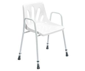 NRS Shower Chair with Arms P01560 - Height Adjustable (Eligible for VAT Relief in The UK)