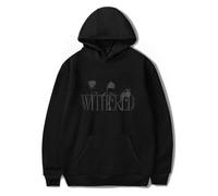 NRSMGTWS D4vd Withered Hoodie Women Men Hooded Sweatshirt Long Sleeve Streetwear Casual Pullover Clothes (Black,M)