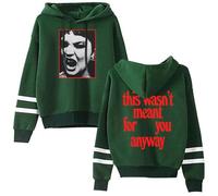 NRSMGTWS Lola Young This Wasn't Meant For You Anyway Album Hoodie Unisex Sweatshirt Long Sleeve Pullover Clothes (Green,L)