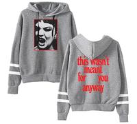NRSMGTWS Lola Young This Wasn't Meant For You Anyway Album Hoodie Unisex Sweatshirt Long Sleeve Pullover Clothes (Gray,L)
