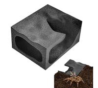NRSOMOO Tarantula & Jumping Spider Hideout Corner Cave (2.6"x2.0"), 3D Textured Climbing Habitat with Viewing Window, Reptile Terrarium Decor for Small Spiders & Spider Rearing Box Accessory