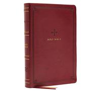 NRSV, Catholic Bible, Thinline Edition, Genuine Leather, Brown, Comfort Print: Holy Bible