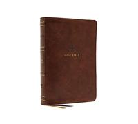 NRSV, Catholic Bible, Thinline Edition, Leathersoft, Brown, Comfort Print: Holy Bible