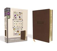 NRSV, Simple Faith Bible, Leathersoft, Brown, Comfort Print: Following Jesus into a Life of Peace, Compassion, and Wholeness